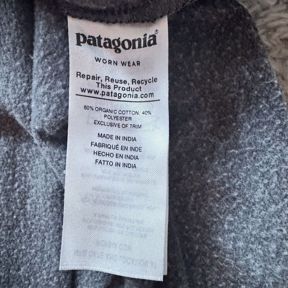 Patagonia Men’s XXL P-6 Logo Lightweight Crew Sweatshirt Forge Grey FGE - Picture 5 of 9